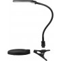 Lampe Loupe à LED sur Pied/avec Pince, 6 W, noir