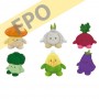 Lot de 6 : Bumbumz Rootbumz plush toy 20cm assorted