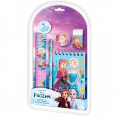 Lot de 12 : Disney Frozen II stationery set 5pcs