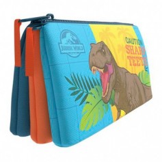Lot de 6 : Jurassic World pencil case triple