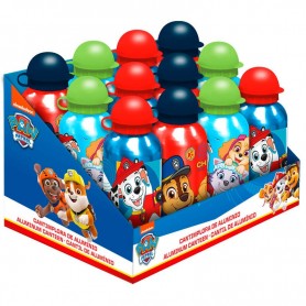 Lot de 12 : Paw Patrol aluminium assorted bottle 500ml