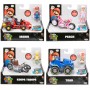 Lot de 6 : Mario Kart The Movie Super Mario Bros Vehicle + figure assorted 6cm