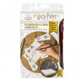 Lot de 6 : Harry Potter Interdepartmental Memo And wand set