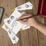 Lot de 6 : Harry Potter Interdepartmental Memo And wand set