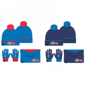 Lot de 6 : Sonic the Hedgehog kids winter set snood hat gloves