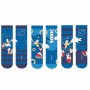 Lot de 6 : Sonic the Hedgehog pack 3 kids socks assorted