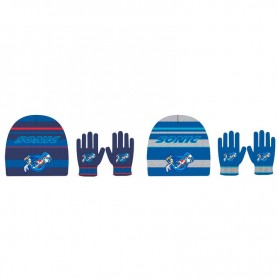 Lot de 6 : Sonic the Hedgehog kids assorted hat and gloves set