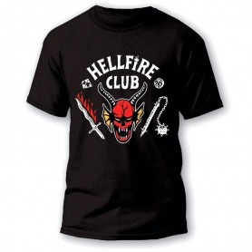 Lot de 10 : Stranger Things Hellfire Club adult t-shirt