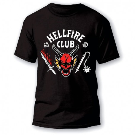 Lot de 10 : Stranger Things Hellfire Club adult t-shirt