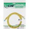 Câble patch Cat.6(A) S-STP/PIMF, InLine®, sans halogènes 500MHz, jaune, 0,5m