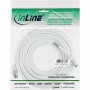 Câble patch Cat.6(A) S-STP/PIMF, InLine®, sans halogènes 500MHz, blanc, 10m