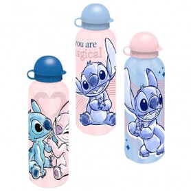 Lot de 12 : Disney Stitch aluminium canteen 500ml assorted