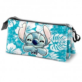 Disney Stitch Aloha triple pencil case