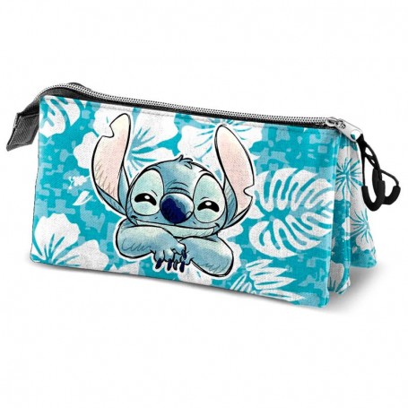 Disney Stitch Aloha triple pencil case