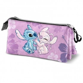 Disney Stitch Stitch & Angel triple pencil case