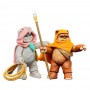 Star Wars Ewoks Wicket W Warrick & Kneesaa figures 9cm
