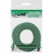 Câble de raccordement InLine® S / FTP PiMF Cat.6 250 MHz sans cuivre, halogène, vert, 15 m