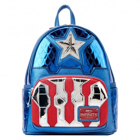 Loungefly Marvel Captain America metallic backpack 26cm