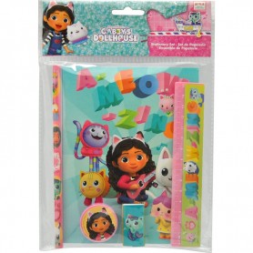 Lot de 6 : Gabbys Dollhouse stationery set 5pcs