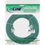 Câble patch Cat.6(A) S-STP/PIMF, InLine®, sans halogènes 500MHz, vert, 15m
