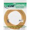 Câble patch Cat.6(A) S-STP/PIMF, InLine®, sans halogènes 500MHz, jaune, 15m