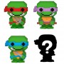 Blister 4 figures Bitty POP Teenage Mutant Ninja Turtles Bit