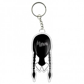 Lot de 12 : Wednesday Head keychain