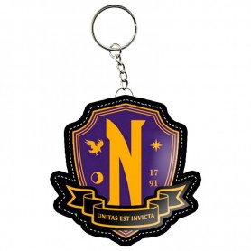 Lot de 12 : Wednesday Emblem keychain