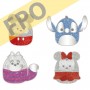 Lot de 6 : Squishmallows Disney 100th Anniversary plush toy 12cm assorted