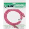 Câble patch, S-STP/PIMF, Cat.6, rose, 1m, InLine®