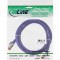 Câble de raccordement InLine® S / FTP PiMF Cat.6 PVC PVC à 250 MHz violet 0,25 m