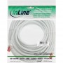 Câble de raccordement InLine® S / FTP PiMF Cat.6 PVC CCA 250 MHz, blanc, 5 m