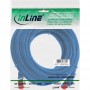 Câble de raccordement InLine® S / FTP PiMF Cat.6 PVC CCA 250 MHz, vert, 7,5 m