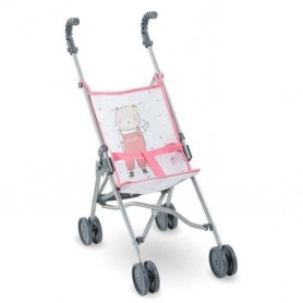 Poussette canne COROLLE - Rose - Pour poupon 36 et 42cm - Des 3 ans