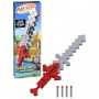 NERF Minecraft Sox Foil - Epée lance-fléchettes, inclut 4 fléchettes Nerf Elite Officielles Multicolore