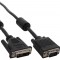 Câble de raccordement DVI-A, InLine®, analogue 12+5 prise sur 15 broches HD prise VGA, 5m