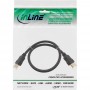 Câble HDMI haute vitesse InLine® avec Ethernet mâle à mâle plaqué or noir, 3 m