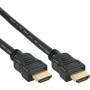 Câble haute vitesse InLine® HDMI avec Ethernet, mâle à noir doré, 1 m