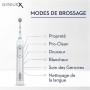 Brosse a Dents Électrique Oral-B Genius X - 1 Brossette incluse, 6 Modes Dont Blancheur, Douceur et Soin des Gencives