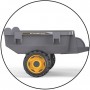 SMOBY Tracteur a pédales Stronger XXL + Remorque - Gris