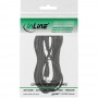 Câble jack, InLine®, 2,5mm mâle/mâle, Stéréo, 3m