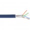 Câble patch Cat.6(A) S-STP/PIMF, InLine®, sans halogènes 500MHz, bleu, 100m