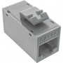 8pcs. Pack InLine® Keystone coupler RJ45 F/F, unshielded, Cat.6A UTP, grey