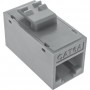 8pcs. Pack InLine® Keystone coupler RJ45 F/F, unshielded, Cat.6A UTP, grey