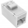 8pcs. Pack InLine® Keystone coupler RJ45 F/F, unshielded, Cat.6A UTP, white