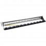 InLine® Patch panel 24-way, Keystone empty panel Patch panel, 19", 1U, black RAL9005