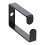 InLine® Cable bracket, metal, 43x70mm black