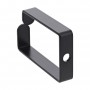 InLine® Cable bracket, metal, 43x70mm black