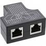 InLine® Cat.5e STP T-Adapter (Port-Doppler), RJ45 Buchse an 2x RJ45 Buchse