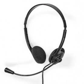 Casque PC | Supra Auriculaire | Stereo | USB Type-A / USB Type-C™ | Rabattable Microphone | Noir